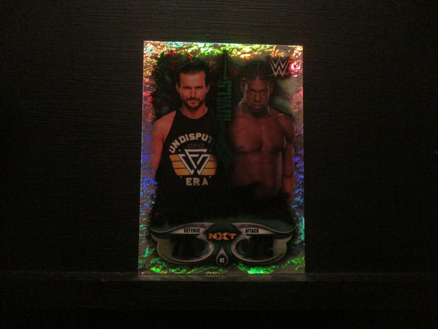 Adam Cole vs Velveteen Dream - Rivals Slam Attax Live Original Trading Card #41