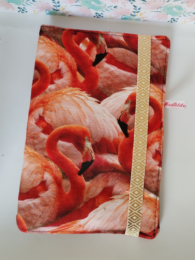Protège carnet de santé - Flamand rose