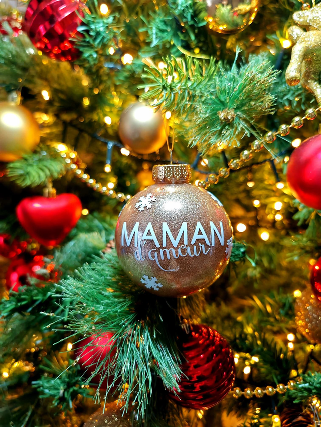 Boule de Noël maman
