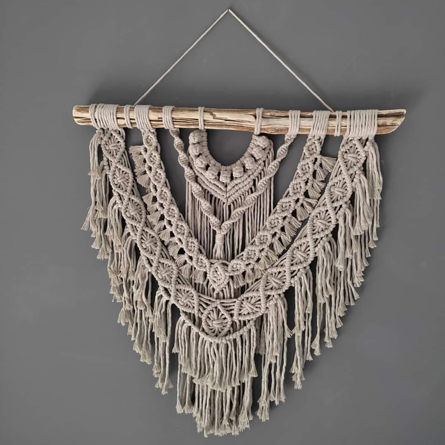 Tenture Murale en macramé - 65cm