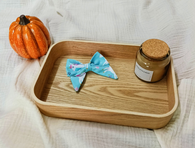 Noeud bleu licorne M