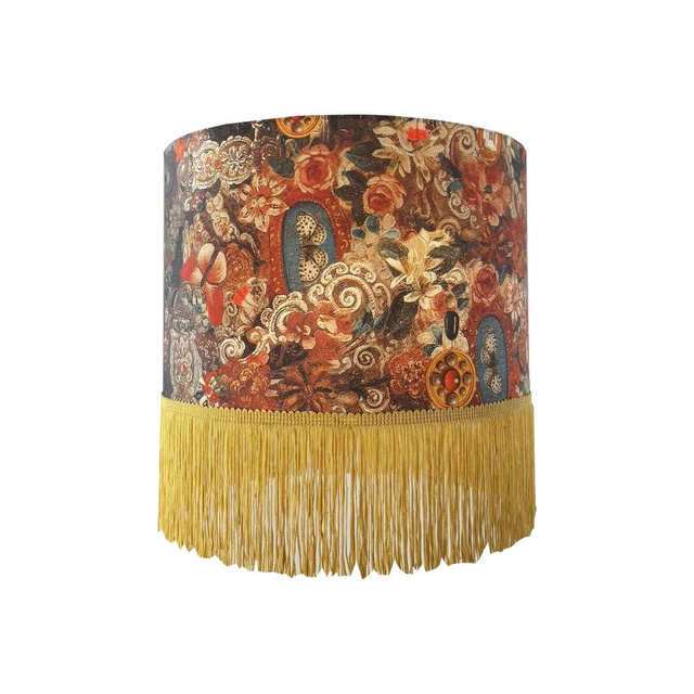 Abat jour tambour avec franges Prayer