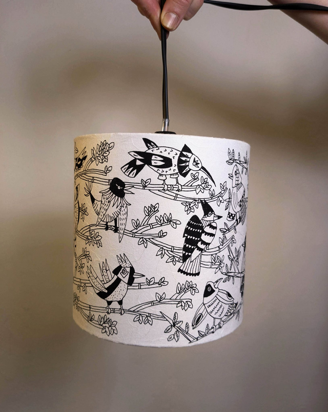 Suspension "Oiseaux" Vert