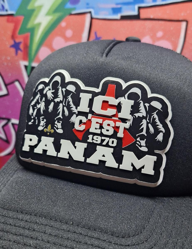#04 CASQUETTE CUSTOM 3D ICI C&#039;EST PANAM EN STREET URBAN 