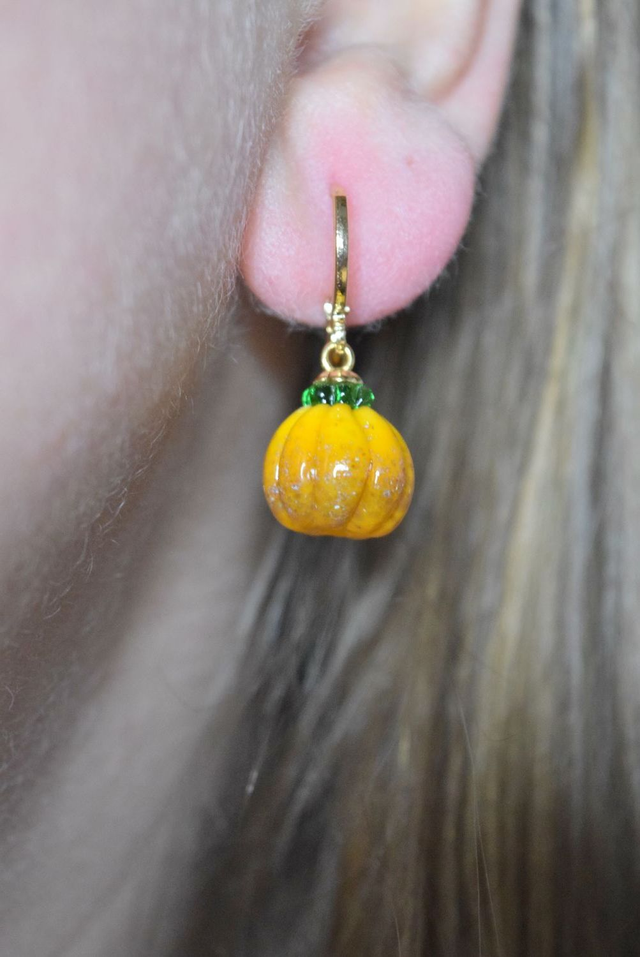 CRÉOLES CITROUILLES MONTURE OR