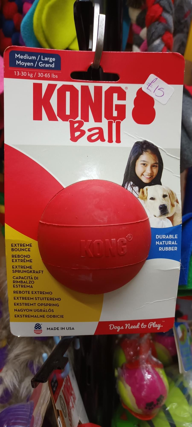 Kong rubber ball 