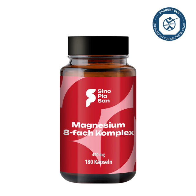 SinoPlaSan - Magnesium 8-fach Komplex 400 mg 180 Kapseln