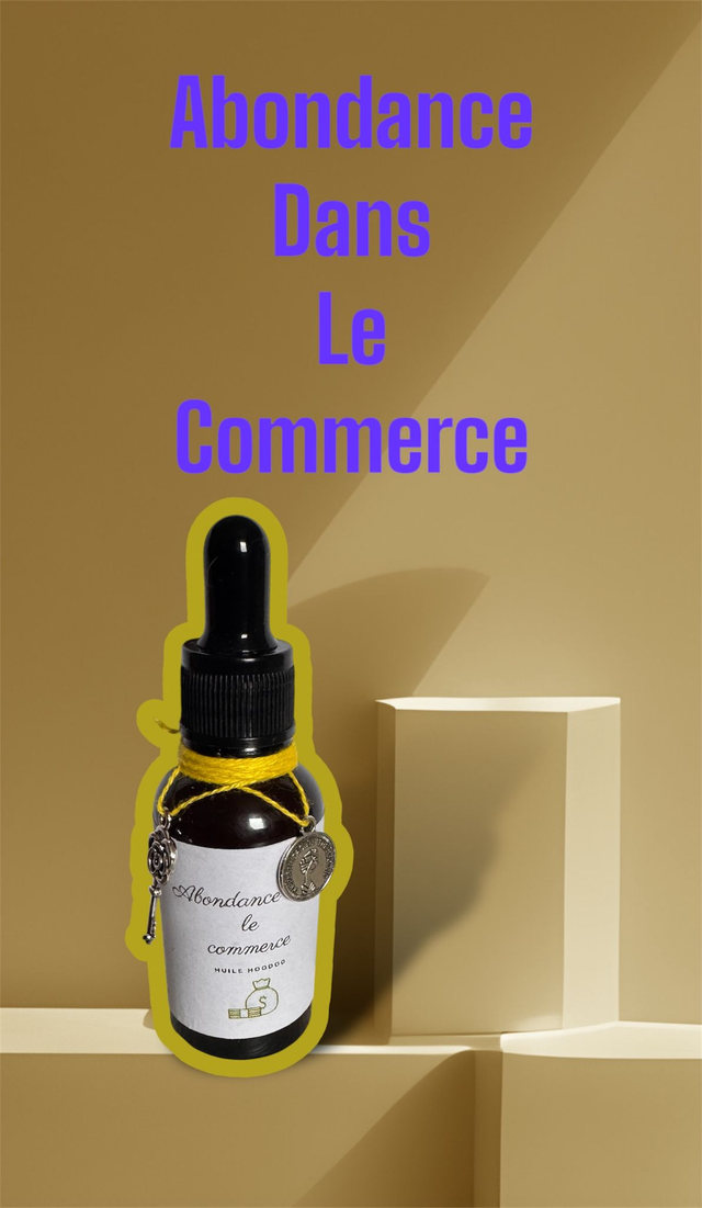 Huile Hoodoo Artisanale de l&#039;Abondance : Attirez la Prospérité et la Réussite
