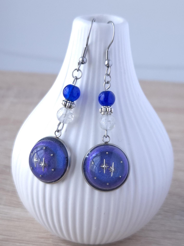 Boucles d'oreilles Galaxie 