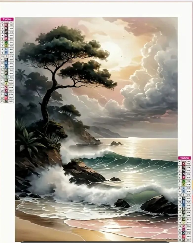 Teemantmaal 40x50cm