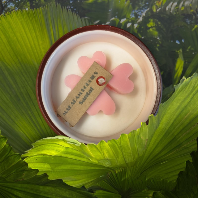 Bougie parfumée cœur 