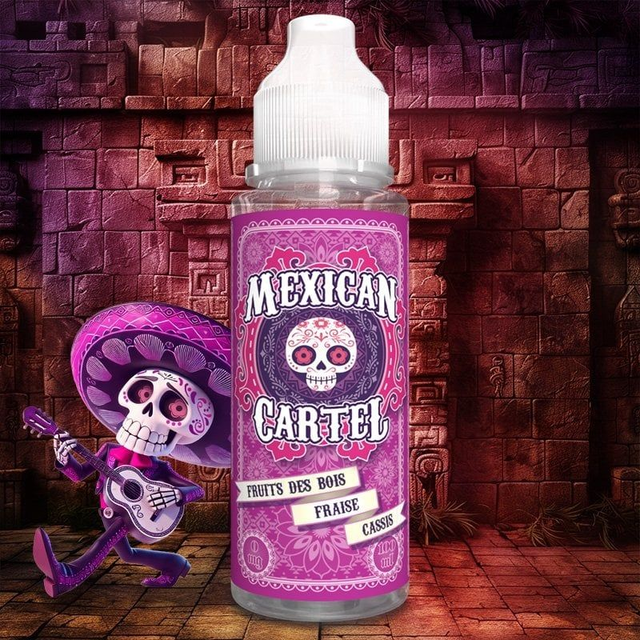 Fruits des bois Fraise Cassis Mexican Cartel 50 ml - 100 ml