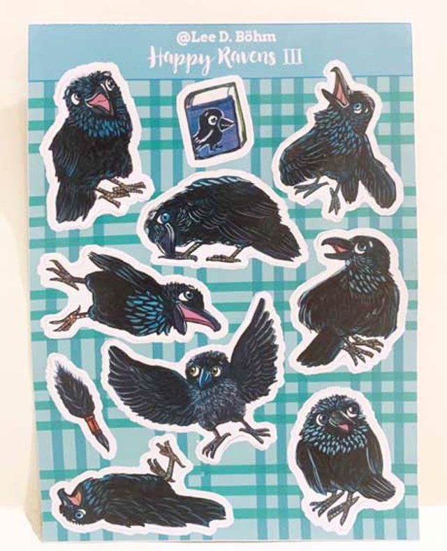 Stickersheet "Happy Ravens 3" 
