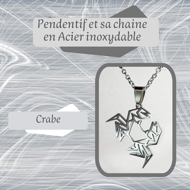Pendentif L - Crabe