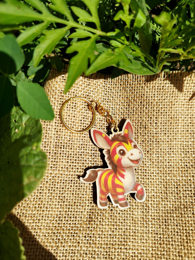 Porte clés âne catalan