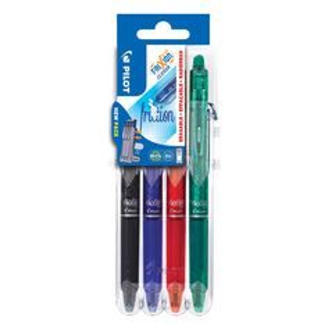  PILOT Stylo roller FRIXION BALL 07 Set2Go, étui de 4