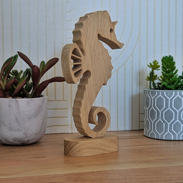 Hippocampe en chêne