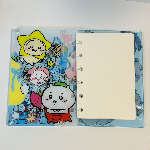 Acrylic Chiikawa character shaker notebook