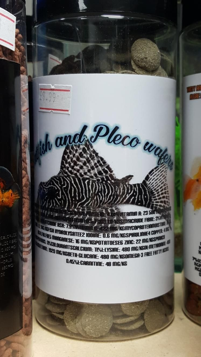 500ml pleco an catfish wafers 
