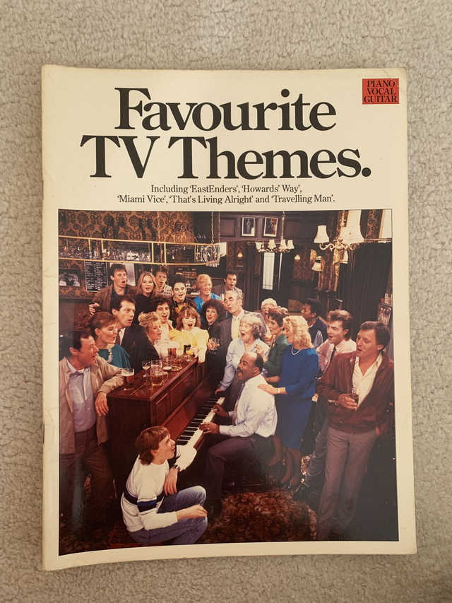 Favourite TV Themes Piano, Vocal, Guitar Sheet Music