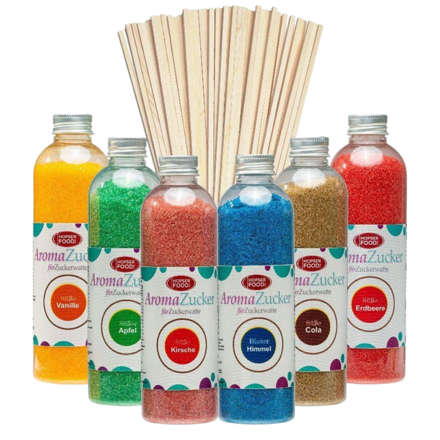 Zuckerwatte Partyset 6x 230g