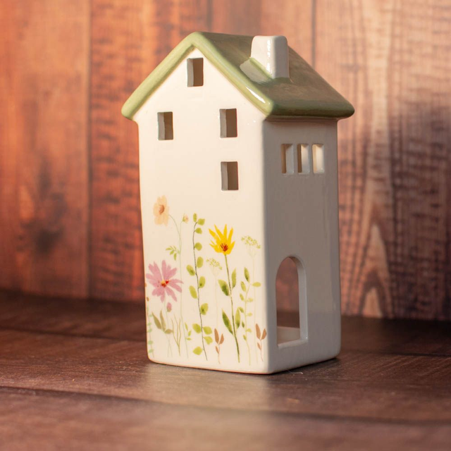 Wild Flower T-Light Holder, 15.5cm