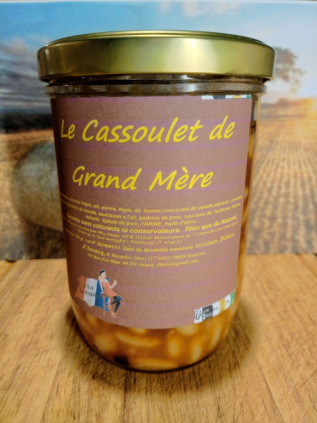 Le cassoulet de Grand-Mère.