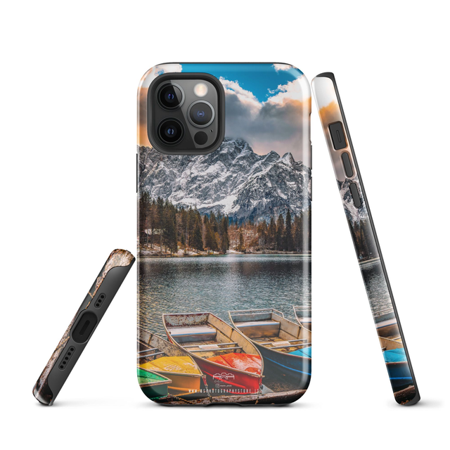 Cover iPhone rigida Fusine mountain view