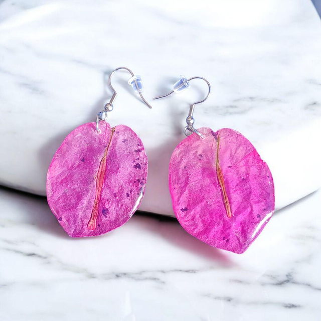 Pendientes Buganvilla P004