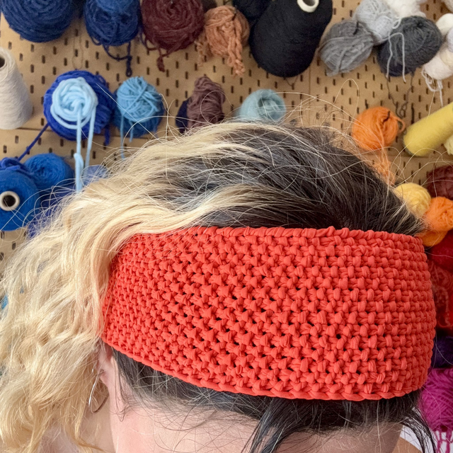 BANDEAU TRICOTÉ ORANGE 