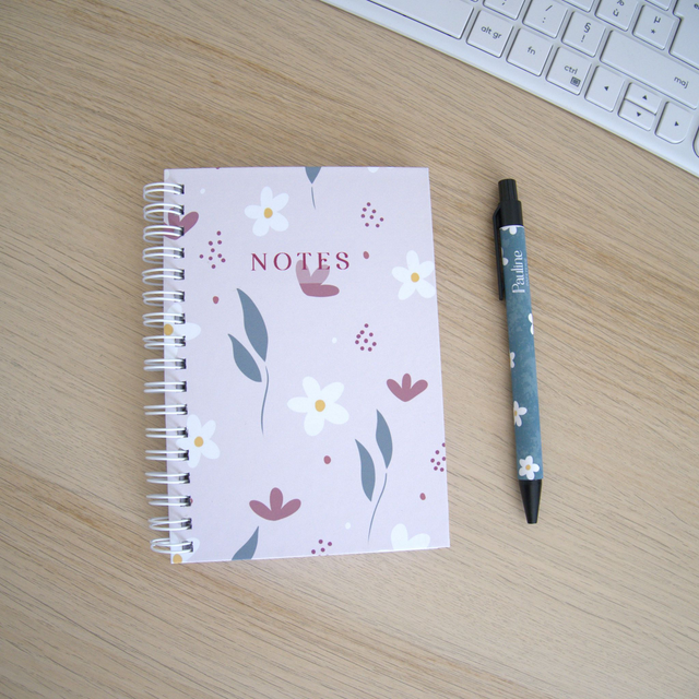 Carnet A6 Fleuri