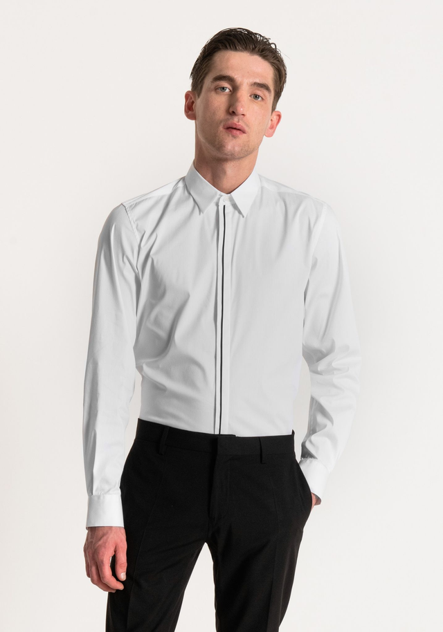 329MMSL00633FA400078 - Antony Morato Camicia slim