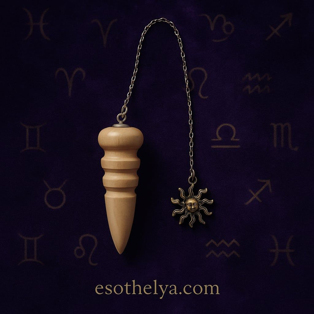 Pendule 7 en bois de cerisier