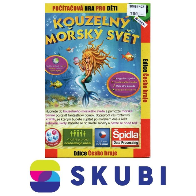 CD-ROM Kouzelný mořský svět - počítačová hra pro děti - edice Česko hraje