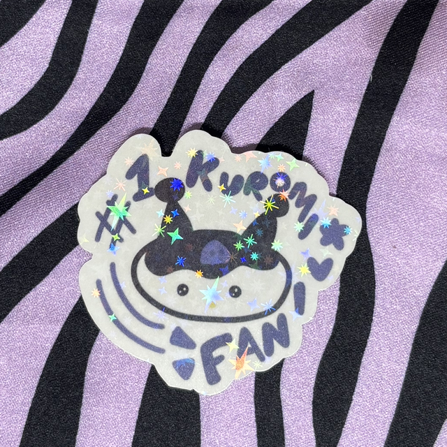 #1 kuromi fan sticker 