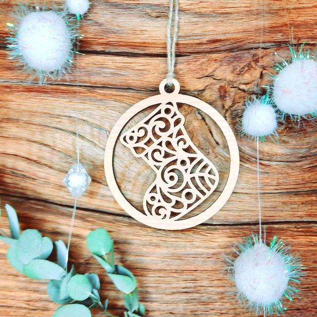 Boule de Noël en Frêne massif - Modèle 11