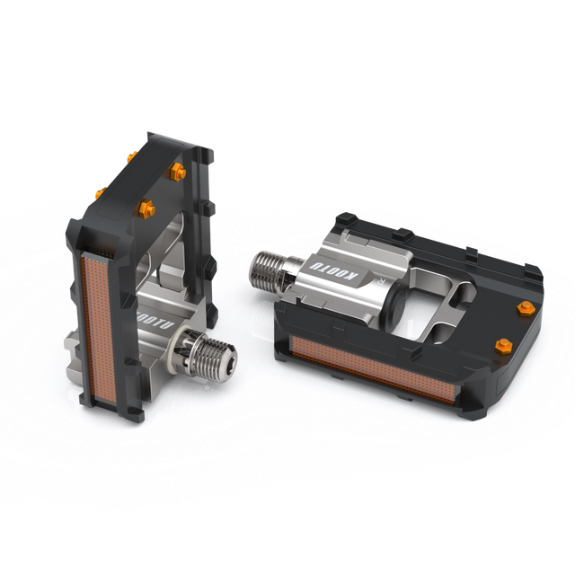 Pedale klappbar Aluminium Schwarz