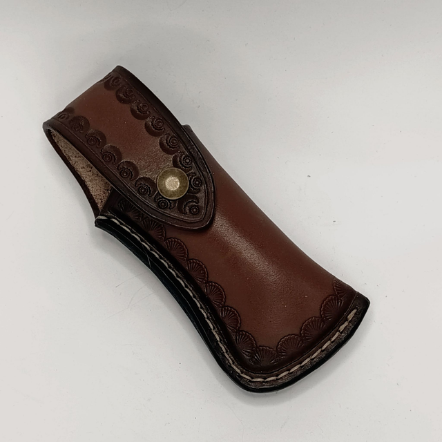 Kožené puzdro na skladací nôž 006