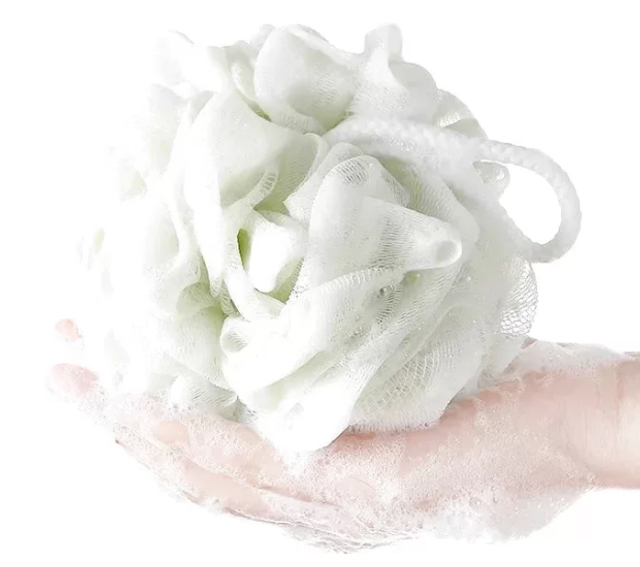 Fleur de douche blanche 