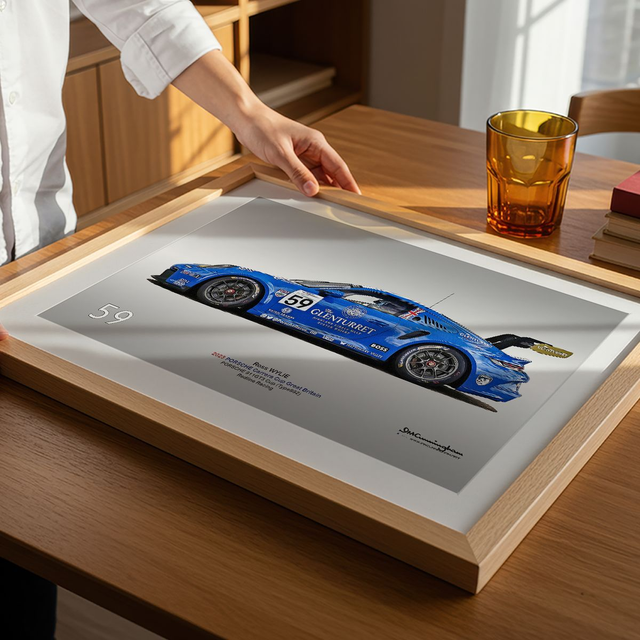 C230912 Porsche 992GT3Cup PCCGB23 RedlineRacing #59 Side