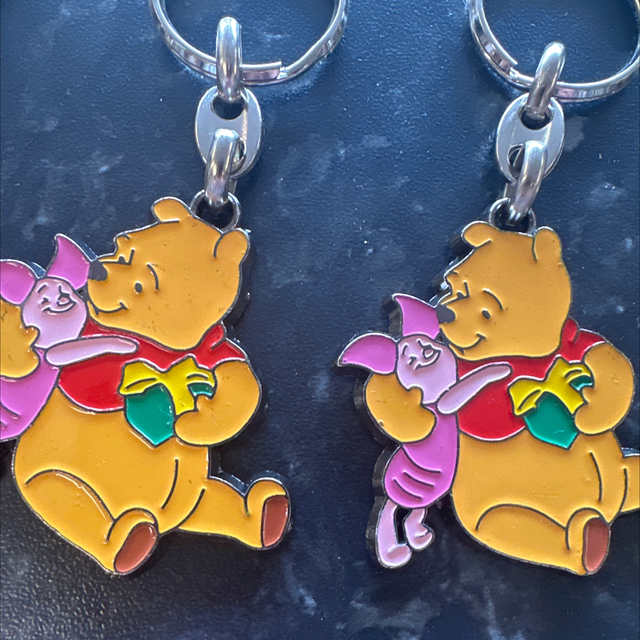 Winnie and Piglet Keyring 