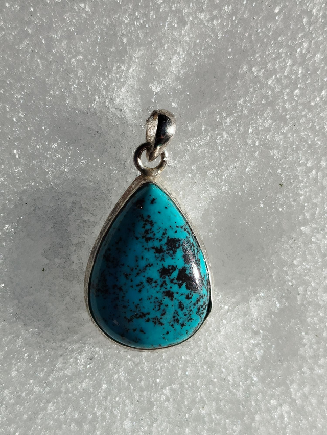 Pendentif Turquoise/Argent 