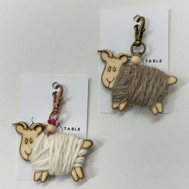 Angora goat Keyring