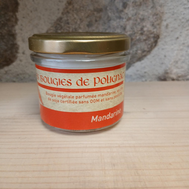 Bougie cire de soja Mandarine