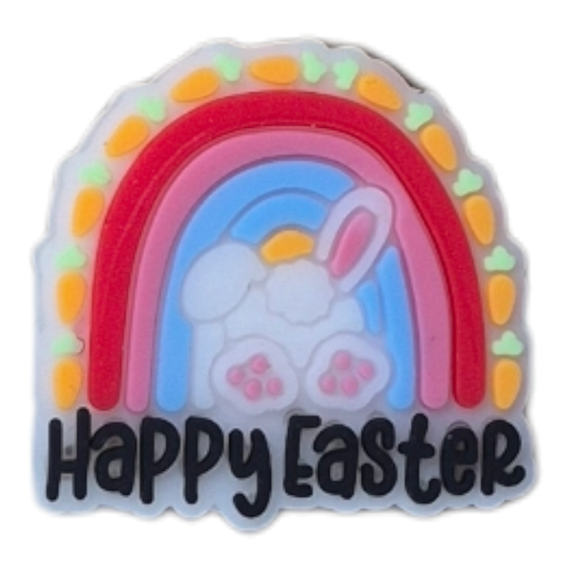 Happy Easter White Arrow Topper 