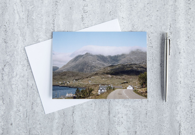 Cloud Topped Clisham Blank Card