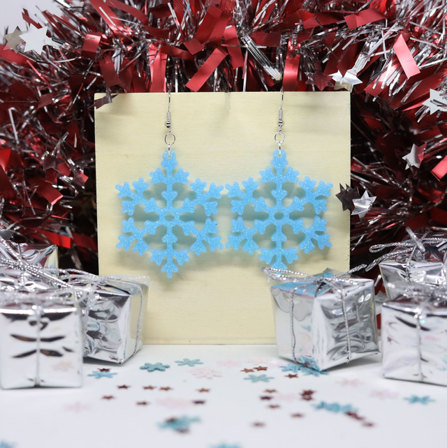 Boucles d'oreilles Flocon 7