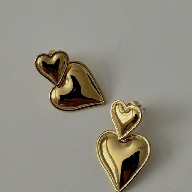 Boucles d’oreilles Cœur