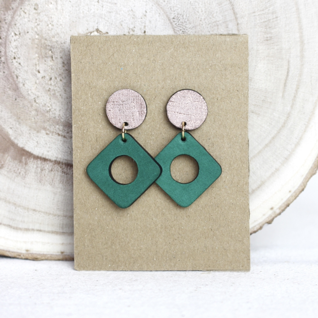 Tali • Vert, rose clair