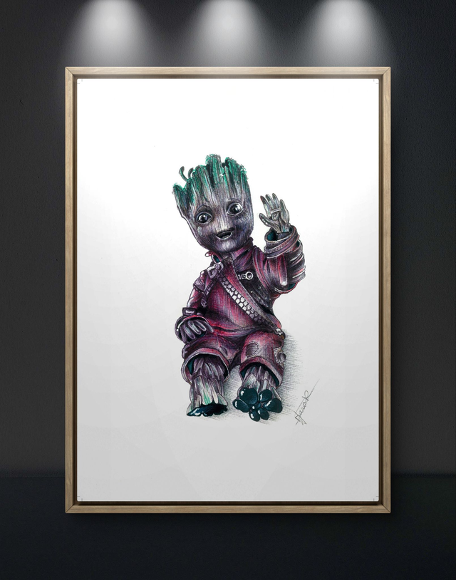 Print &quot;Groot&quot; stylo bille - Marvel